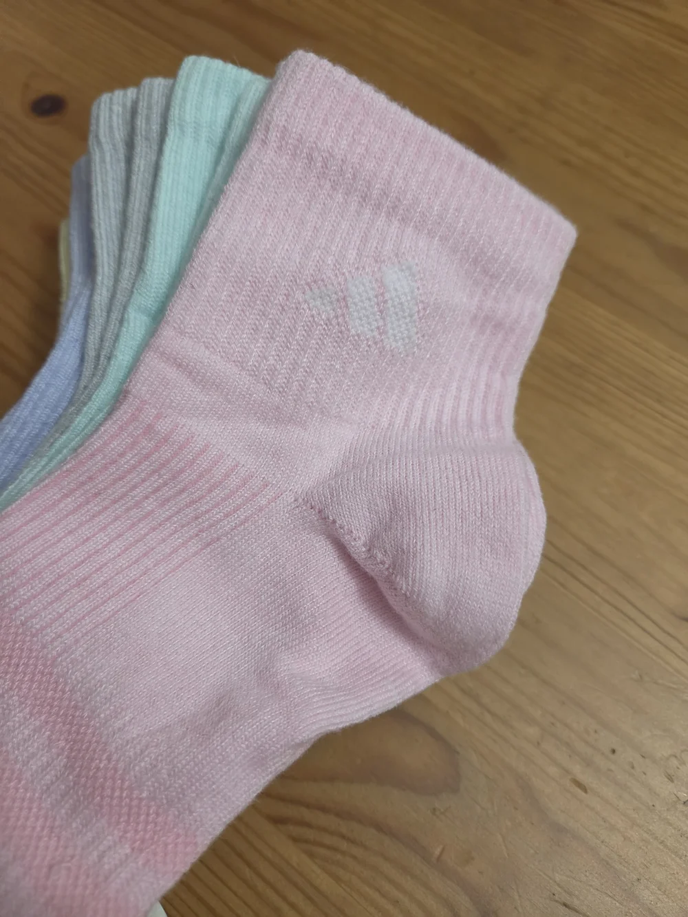 adidas Womens-Girls Pastel Ankle Socks